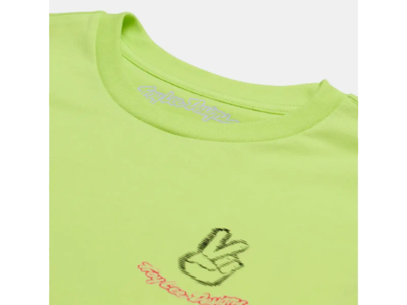 Troy Lee Designs Peace Out pánske tričko dlhý rukáv Glo Yellow