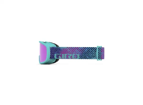 Detské lyžiarske okuliare Giro Buster Screaming Teal/Chroma Dot Amber Pink