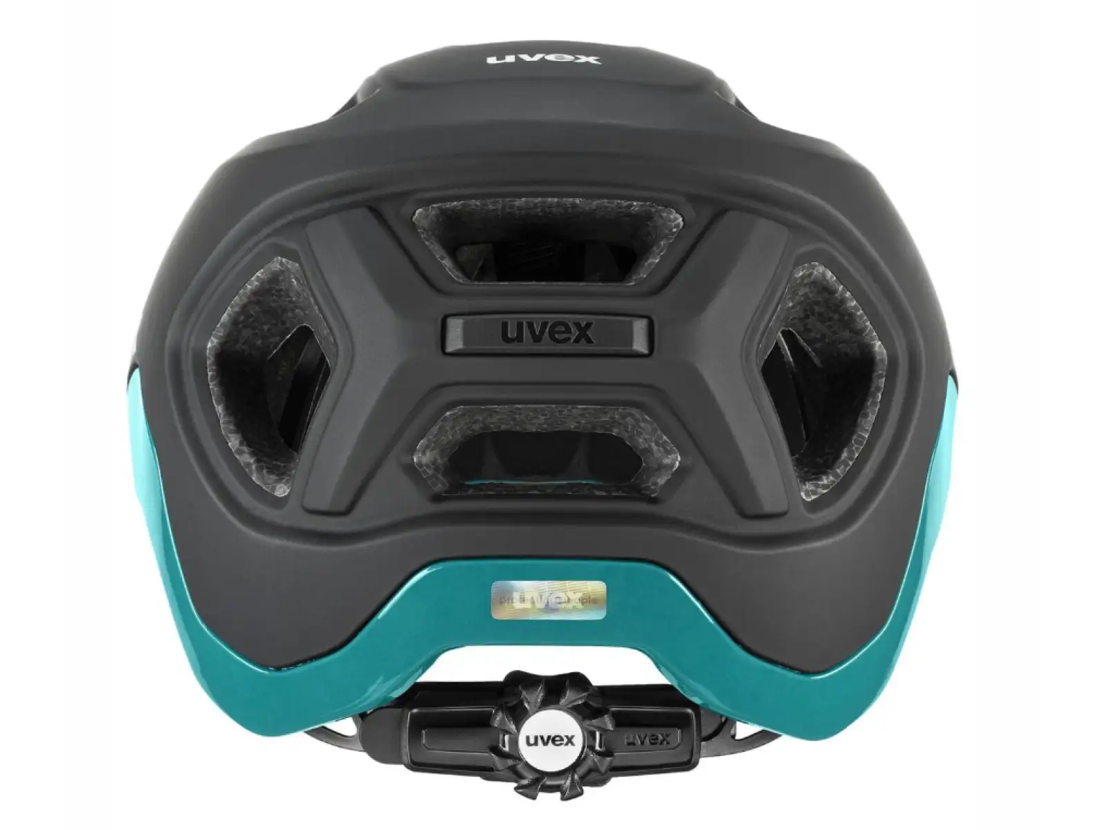 Uvex React MTB prilba Black/Teal Matt