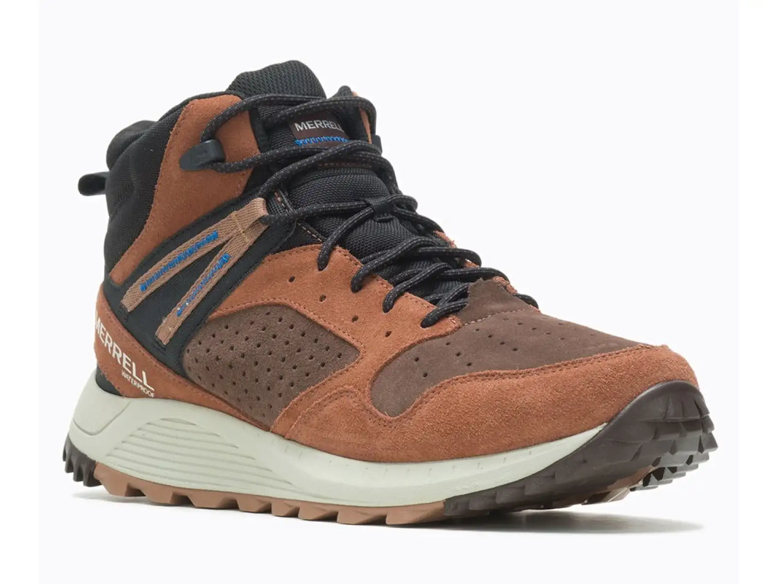 Merrell Wildwood Sneaker Boot MID WP pánska turistická obuv bracken