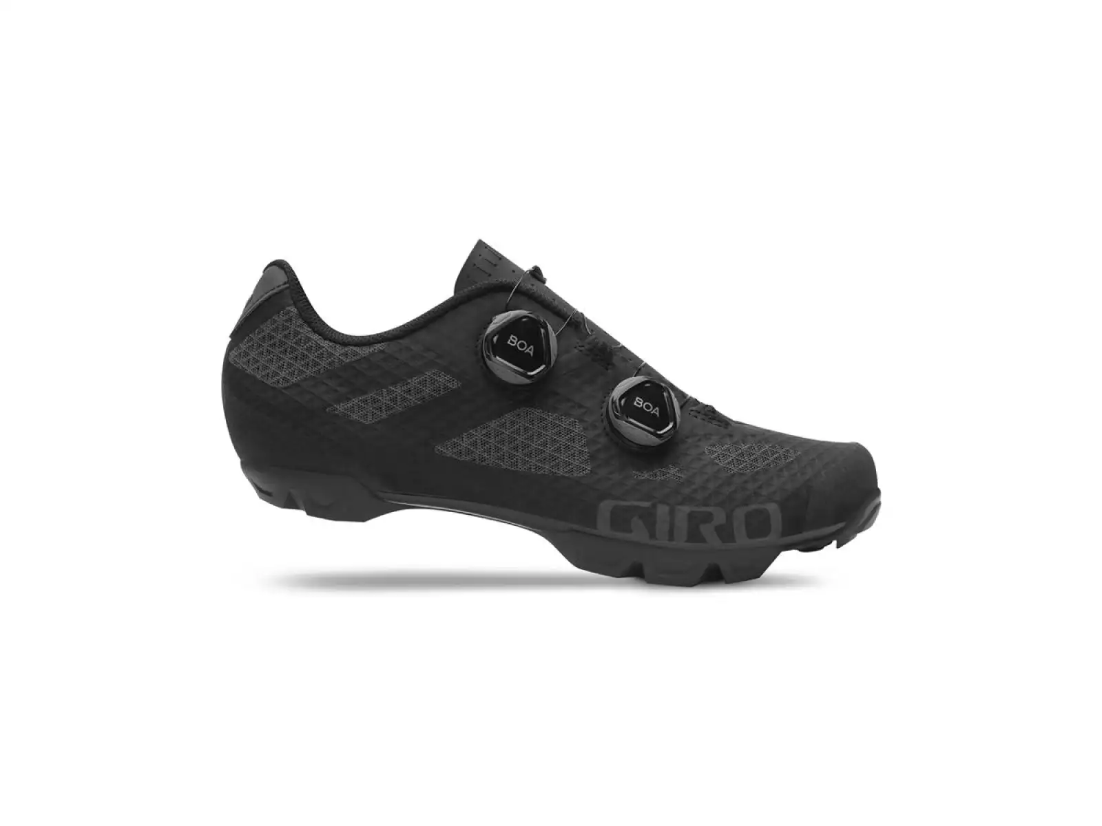 Giro Sector MTB pánske tretry Black/Dark Shadow