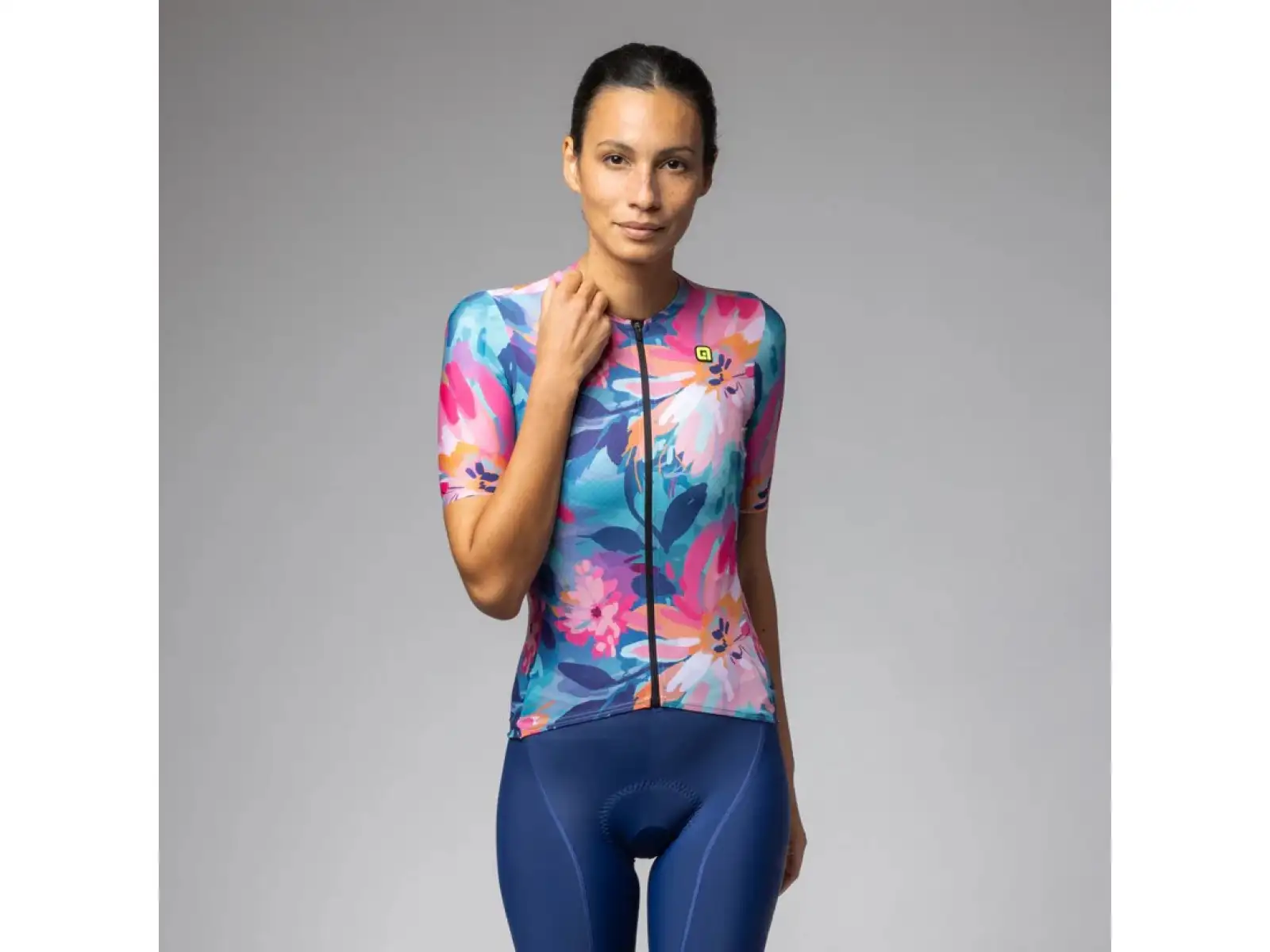 Alé PR-E Jardin dámsky dres krátky rukáv Multicolor