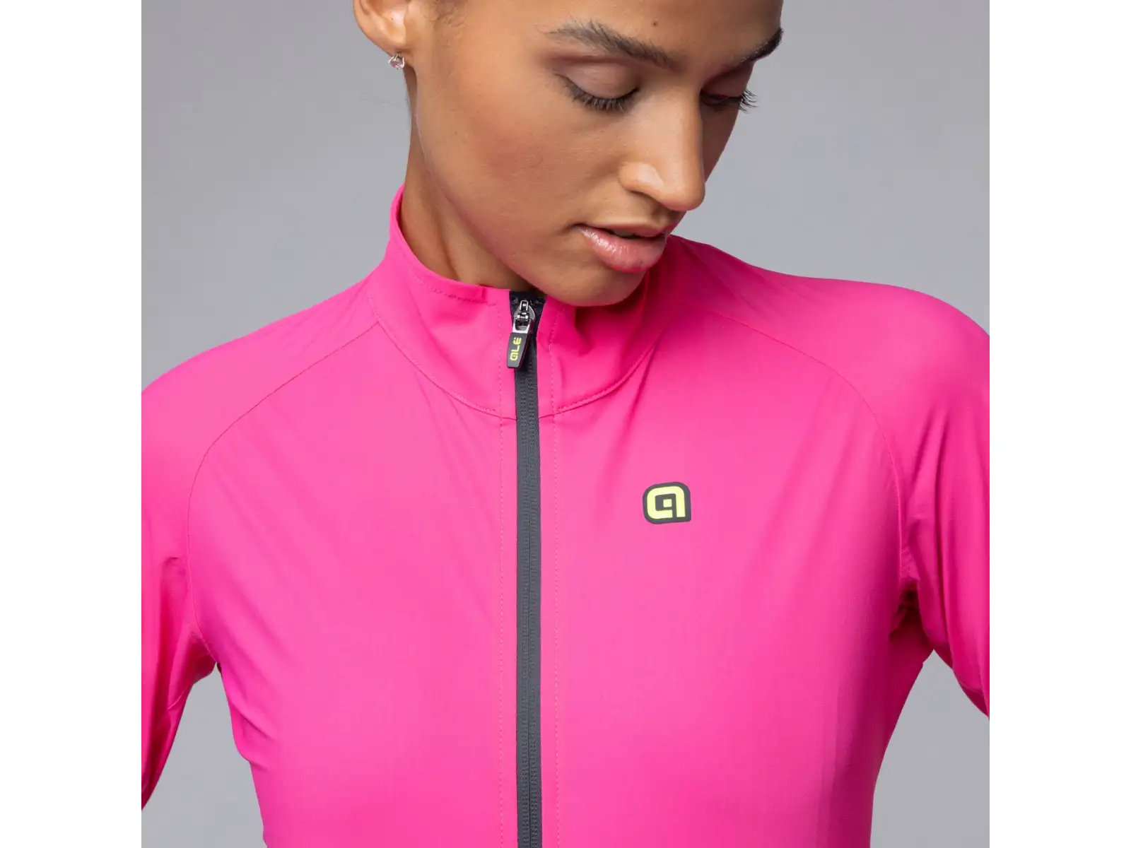 Alé Klimatik Guscio Racing 2.0 dámska zimná cyklistická bunda Fuchsia