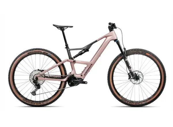 Orbea RISE SL M20 celoodpružené ľahké elektrobicykel čierna-ružová