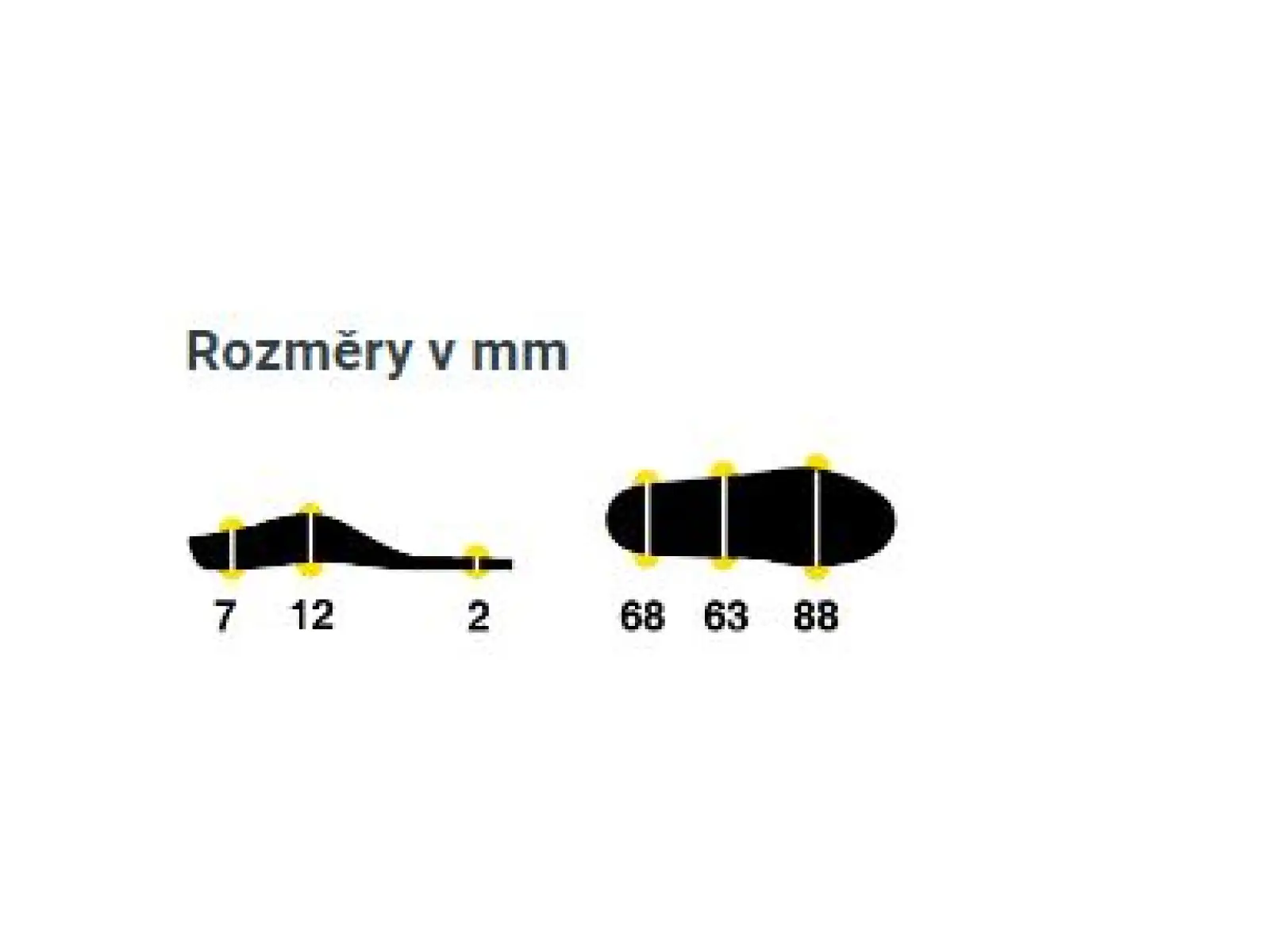 Vložky do topánok Sidas Cushioning Gel Slim 1 pár
