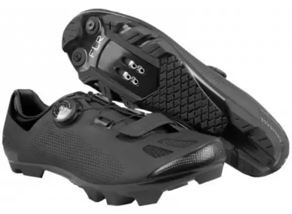 FLR F-70 MTB pánske tretry Black
