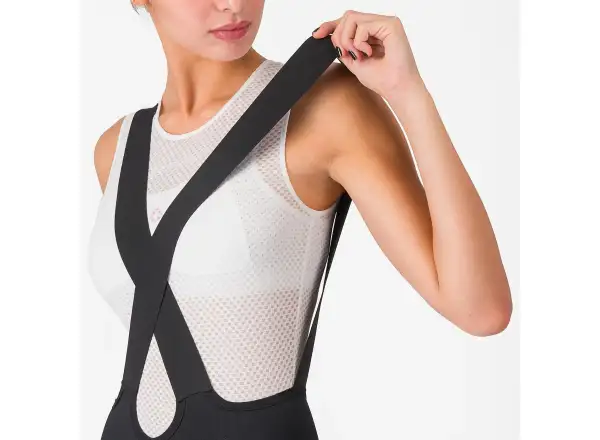 Castelli Velocissima 3 dámske kraťasy s trakmi Black/Silver