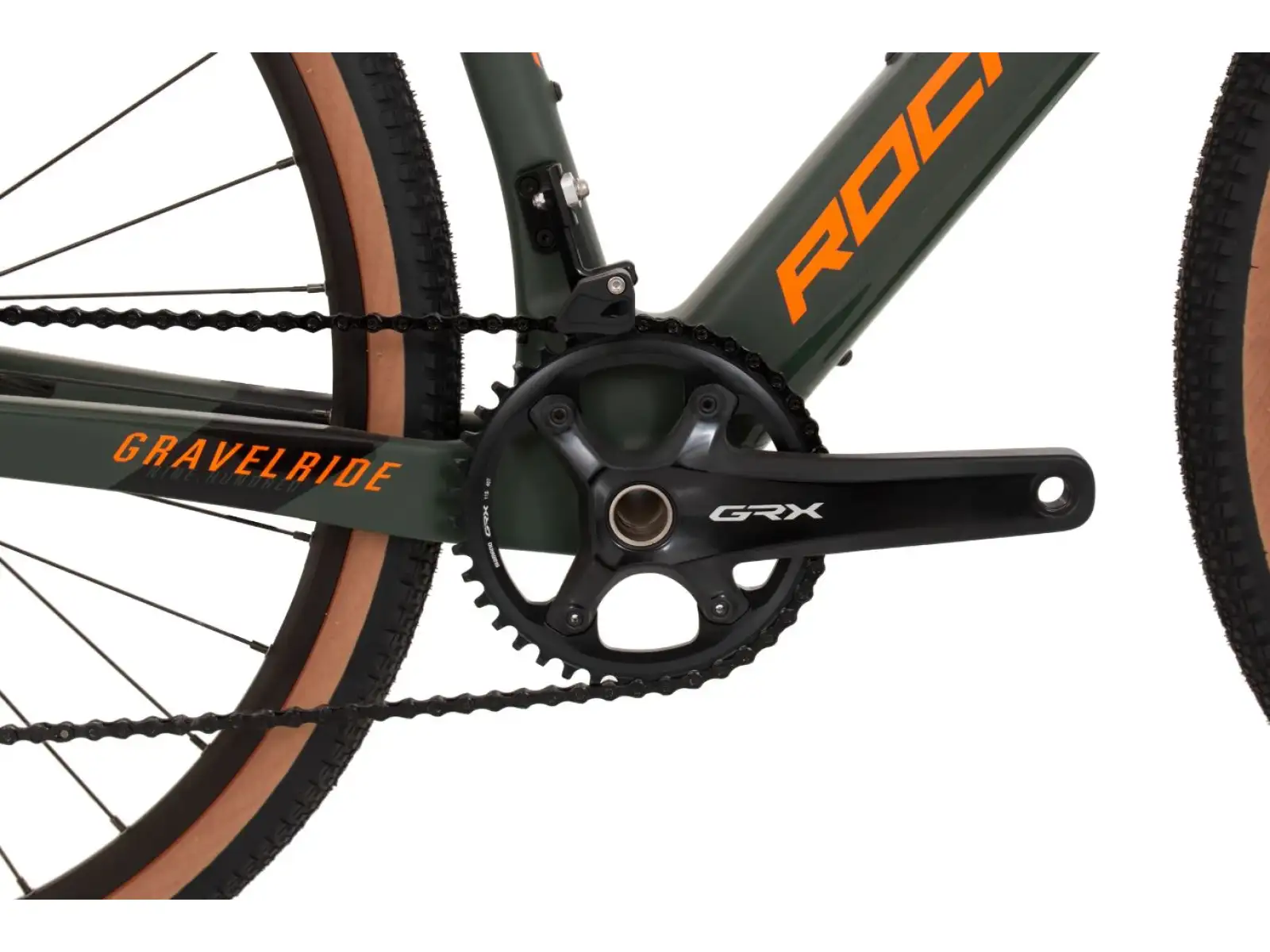 Rock Machine Gravelride CRB 900 khaki/oranžová gravel bicykel