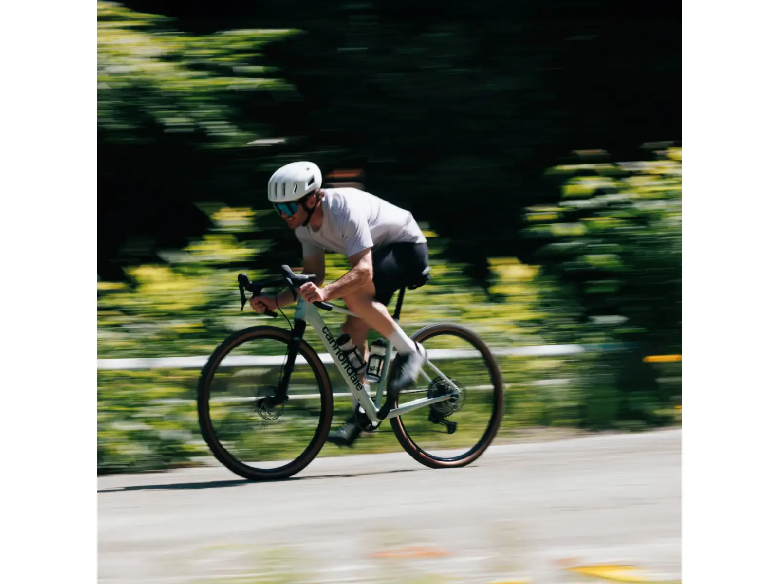 Cannondale Topstone CAAD Lefty gravel bicykel Sky Grey