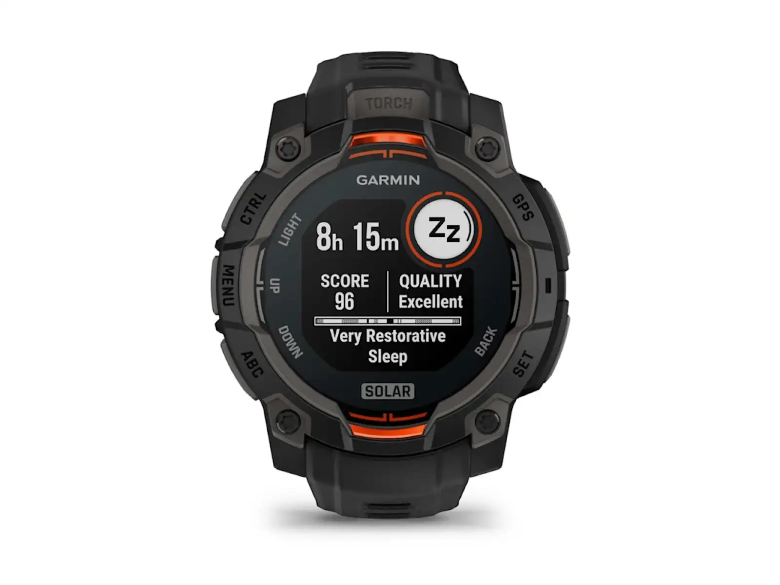 Garmin Instinct 3 Solar 45 mm smart hodinky čierna/čierny remienok