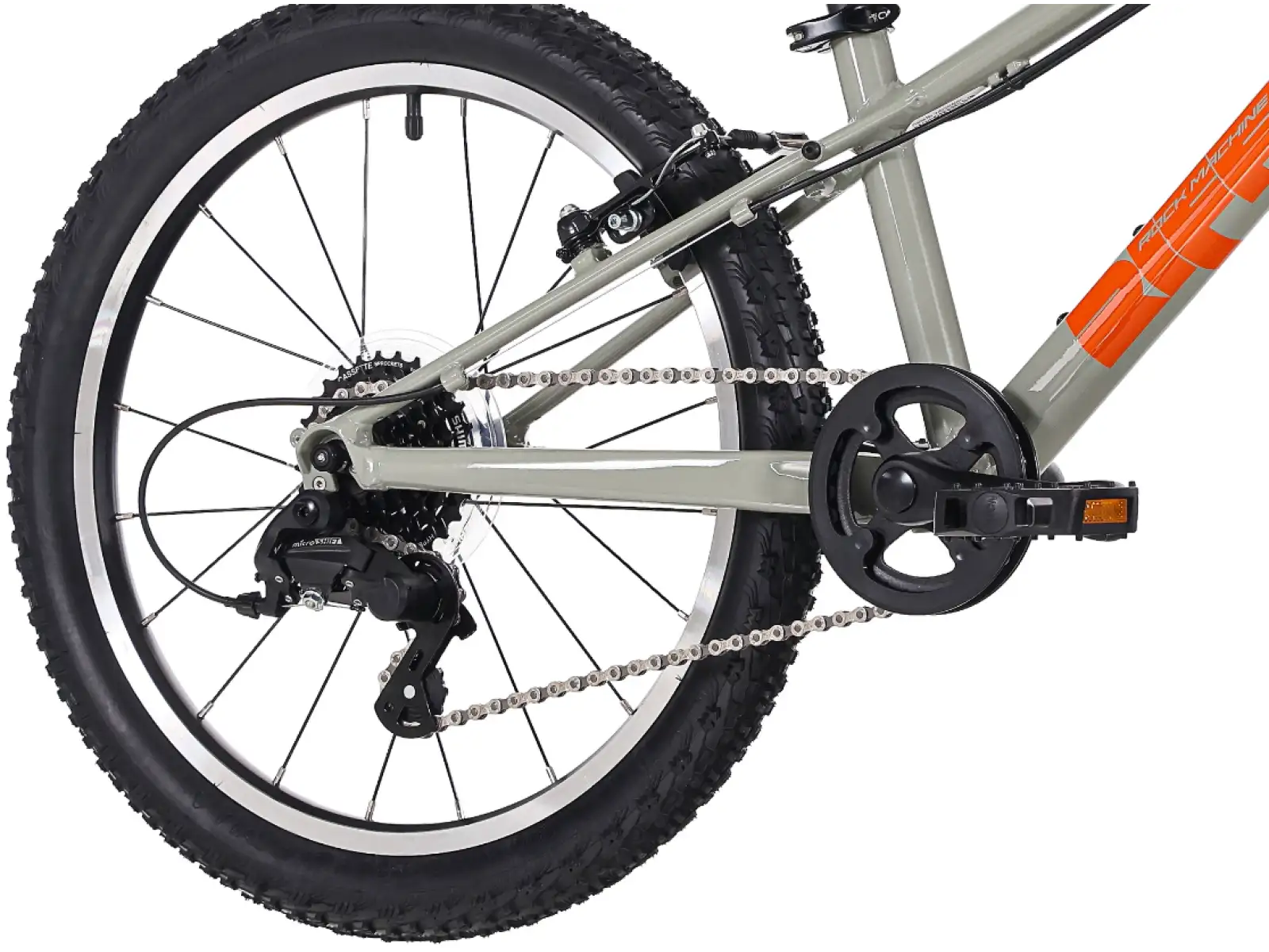 Rock Machine RIFF Jr 20 detský bicykel Gloss Limerock Grey