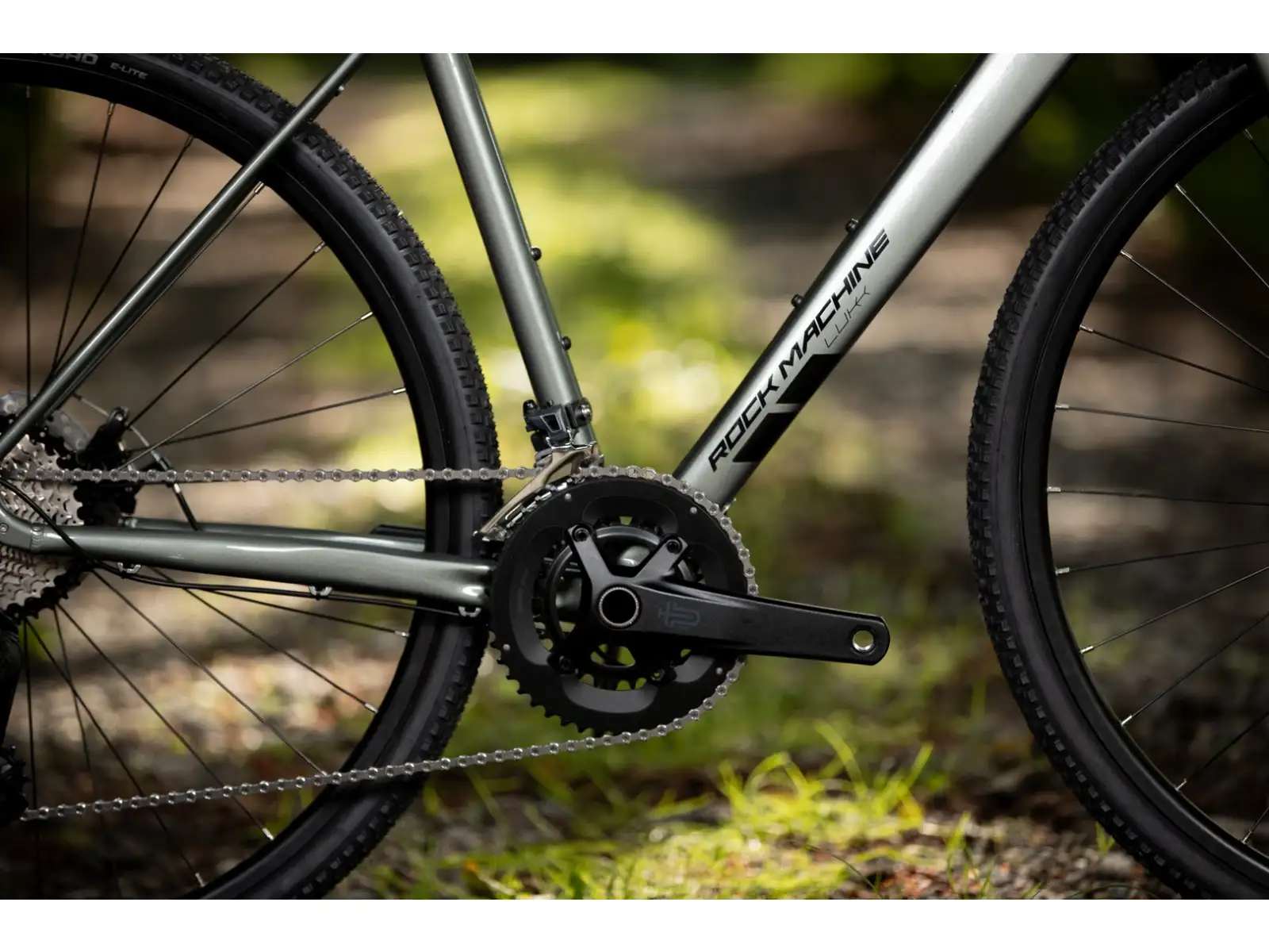 Rock Machine Lukk 40 gravel bicykel Gloss Granite Green