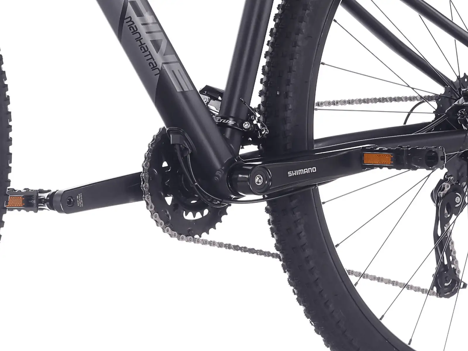 Rock Machine Manhattan 90-29 horský bicykel Matt Black