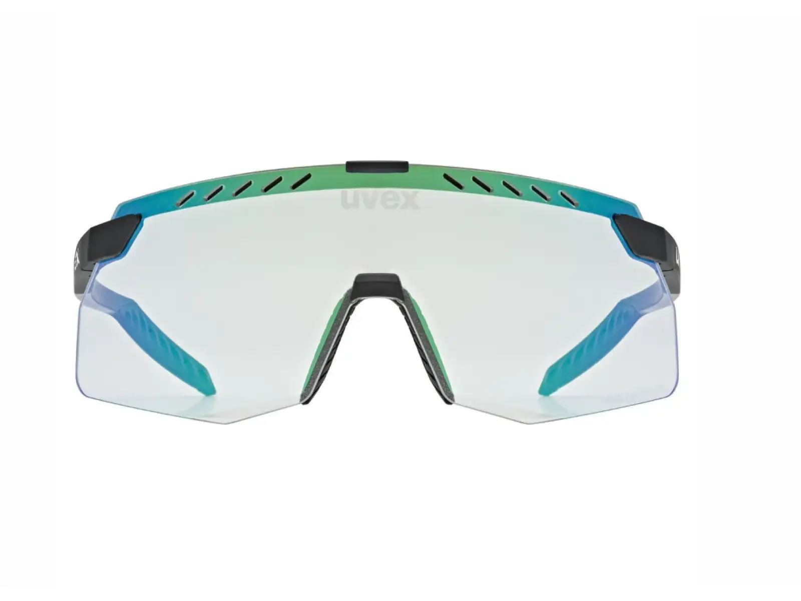 Uvex Pace Stage Variomatic Small okuliare Black Matt/Mirror Green