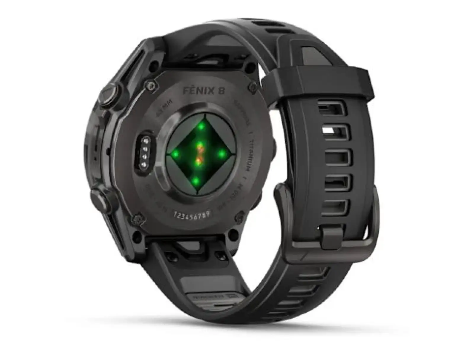 Garmin fenix 8 - 43 mm AMOLED Sapphire inteligentné hodinky Carbon titanium Black/Pebble grey