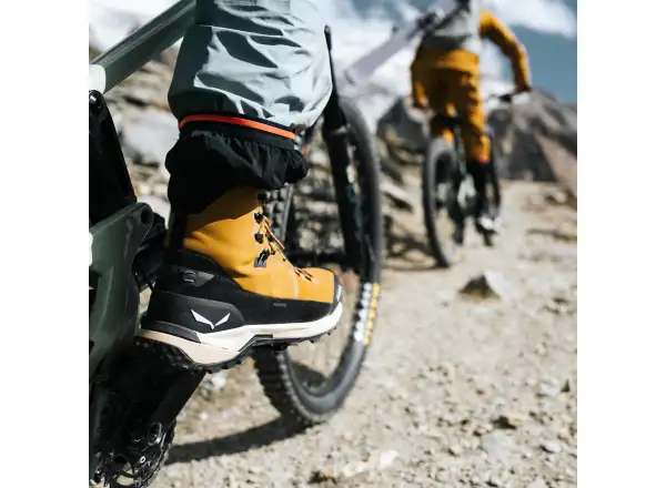 Salewa Puez Winter Mid PTX pánske topánky Black / Black