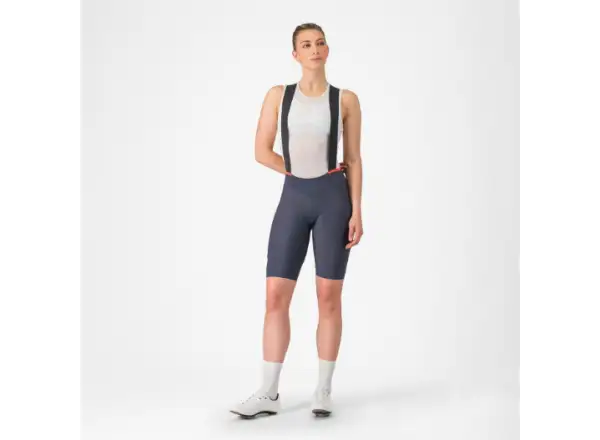 Castelli Prima 2 DT dámske kraťasy s trakmi Twilight Blue/Hibiscus