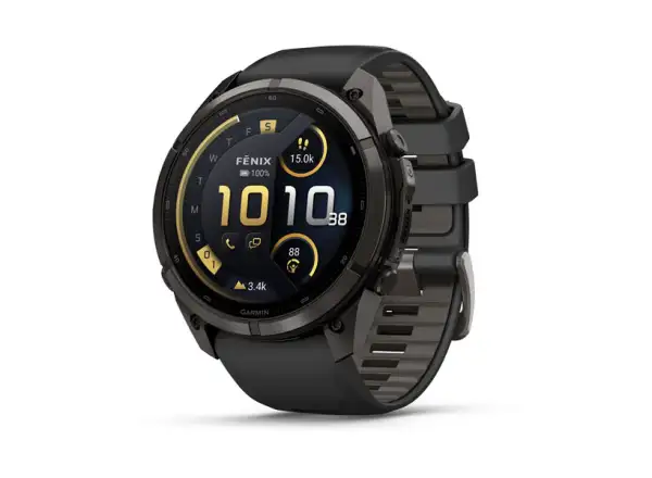 Garmin Fénix 9 Pro inReach 51 mm inteligentné hodinky Carbon gray DLC Titanium Black/Pebble gray