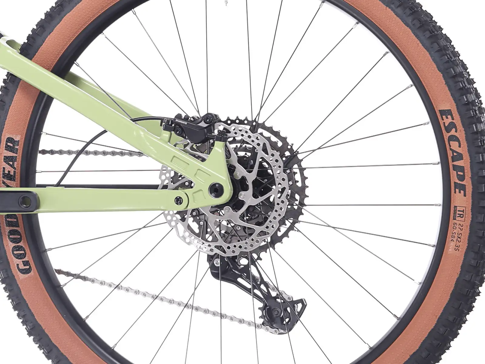Rock Machine Blizz FS 50-27 horský bicykel Matte Jade Green