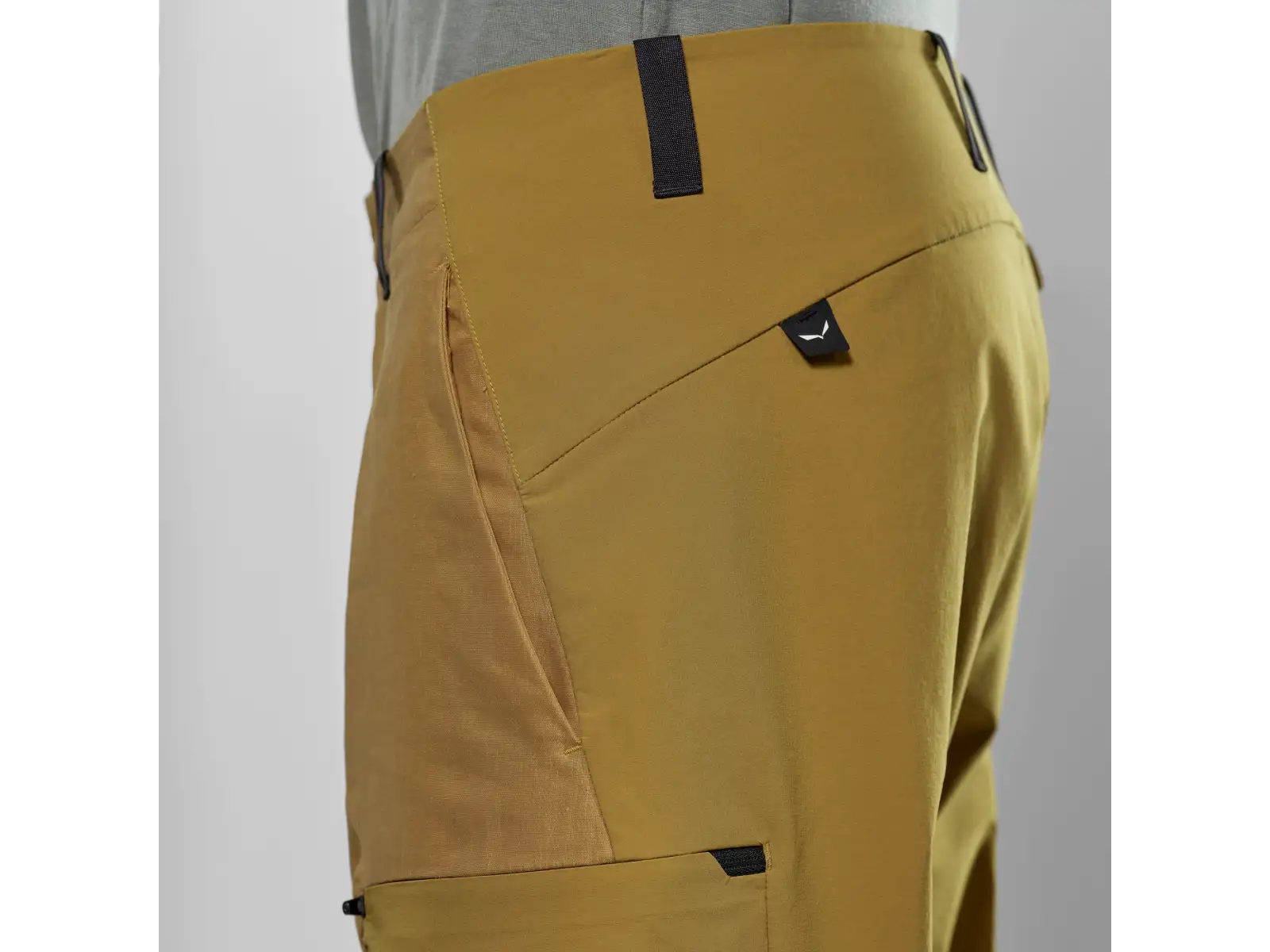 Salewa Puez Hemp/DST 2/1 pánske nohavice Golden Brown