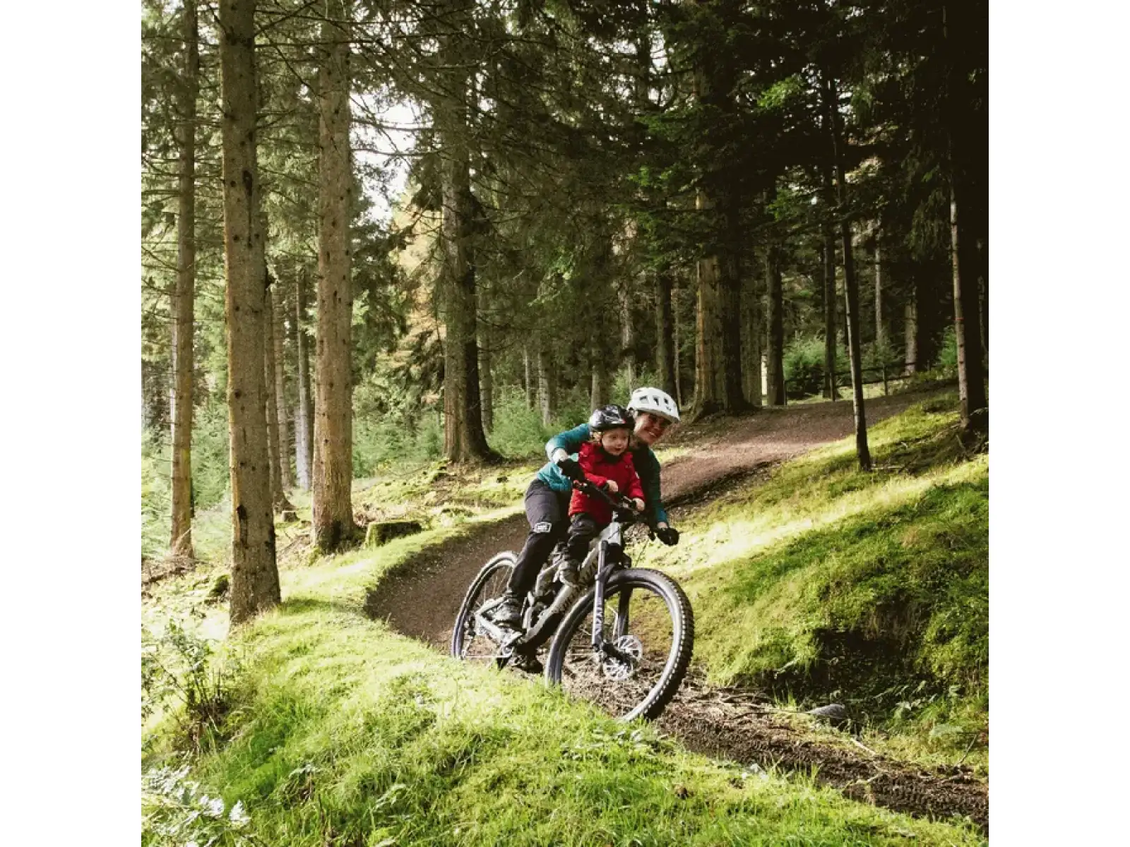 Kids Ride Shotgun MTB sedačka a riadidlá na rám čierna