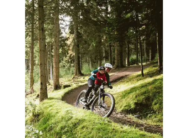 Kids Ride Shotgun MTB sedačka a riadidlá na rám čierna