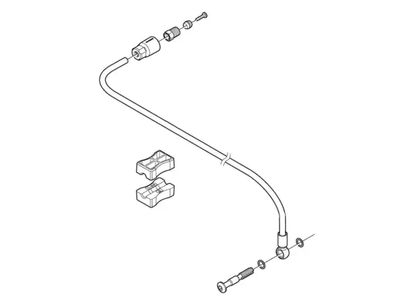 Shimano SM-BH90-SBM brzdová hadička 1700 mm zadná