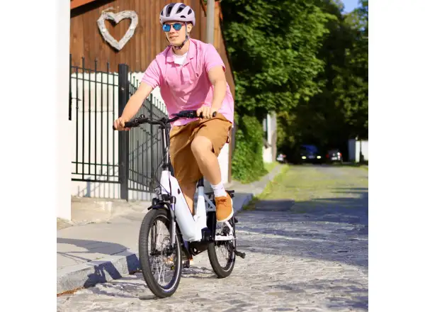 Ecobike Rhino Cruise 630 Wh Arctic White skladací elektrobicykel