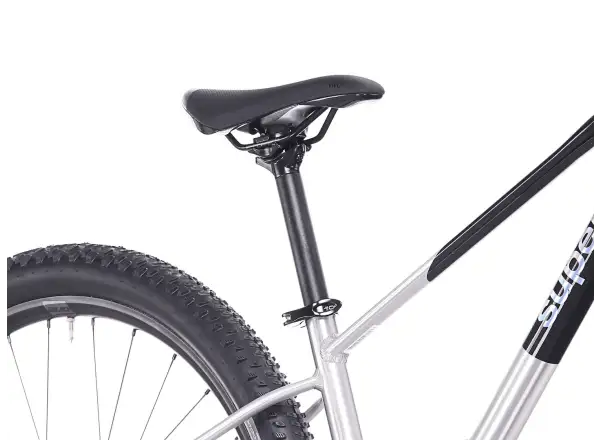 Superior TEAM 27.3 detský bicykel Gloss Brushed Alu / Rainbow Black
