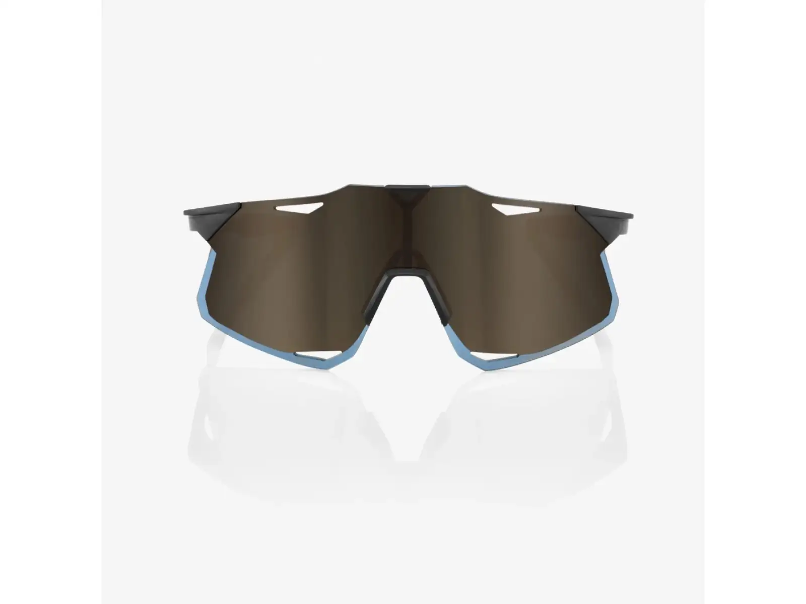 100% Hypercraft športové okuliare  Matte Black/Soft Gold