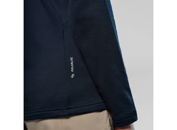 Salewa Puez Cammino Polarlite Half-Zip dámska mikina Navy Blazer