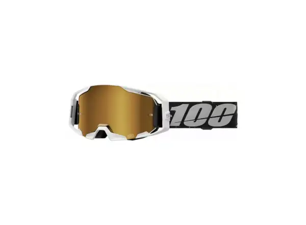 100% Armatic Goggle RapidRacer MTB okuliare Mirror True Gold Lens
