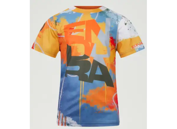 Endura SingleTrack Core detský dres krátky rukáv Yellow Mustard