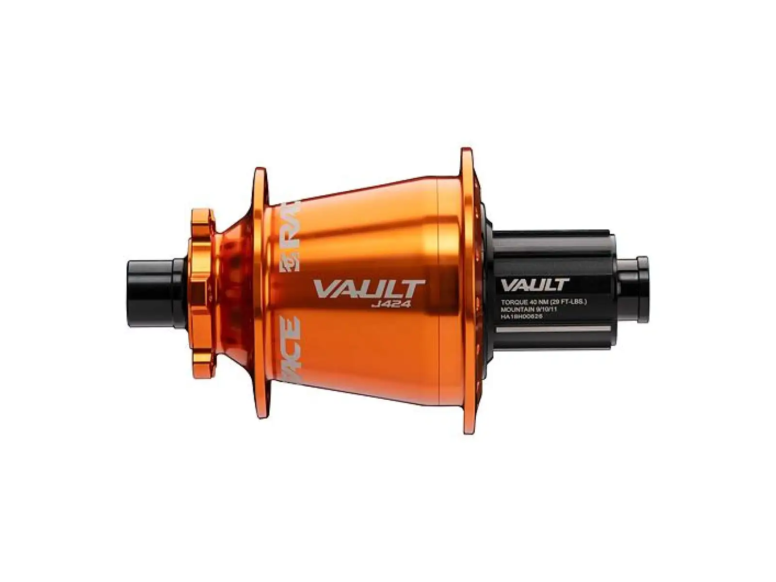 Race Face Vault Boost 424J zadný náboj 12x148 mm Sram XD 32 dier oranžová