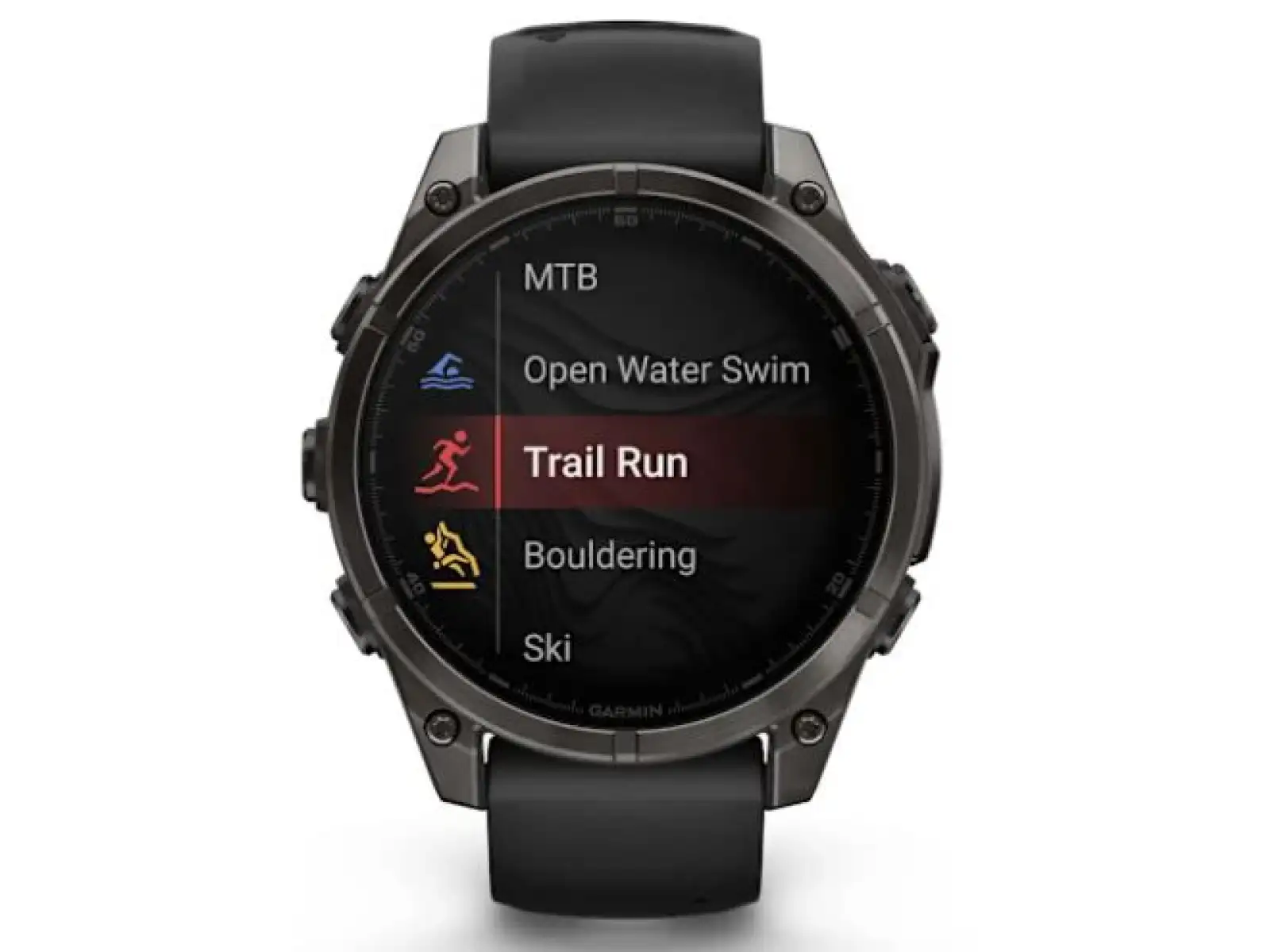 fenix® 8 - 47 mm, AMOLED, Safír, Uhlová šedá DLC titanová s čiernou/šedou.