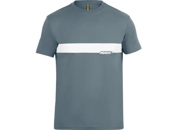 Mavic Corporate Stripe pánske triko krátky rukáv Orion Blue/Off White