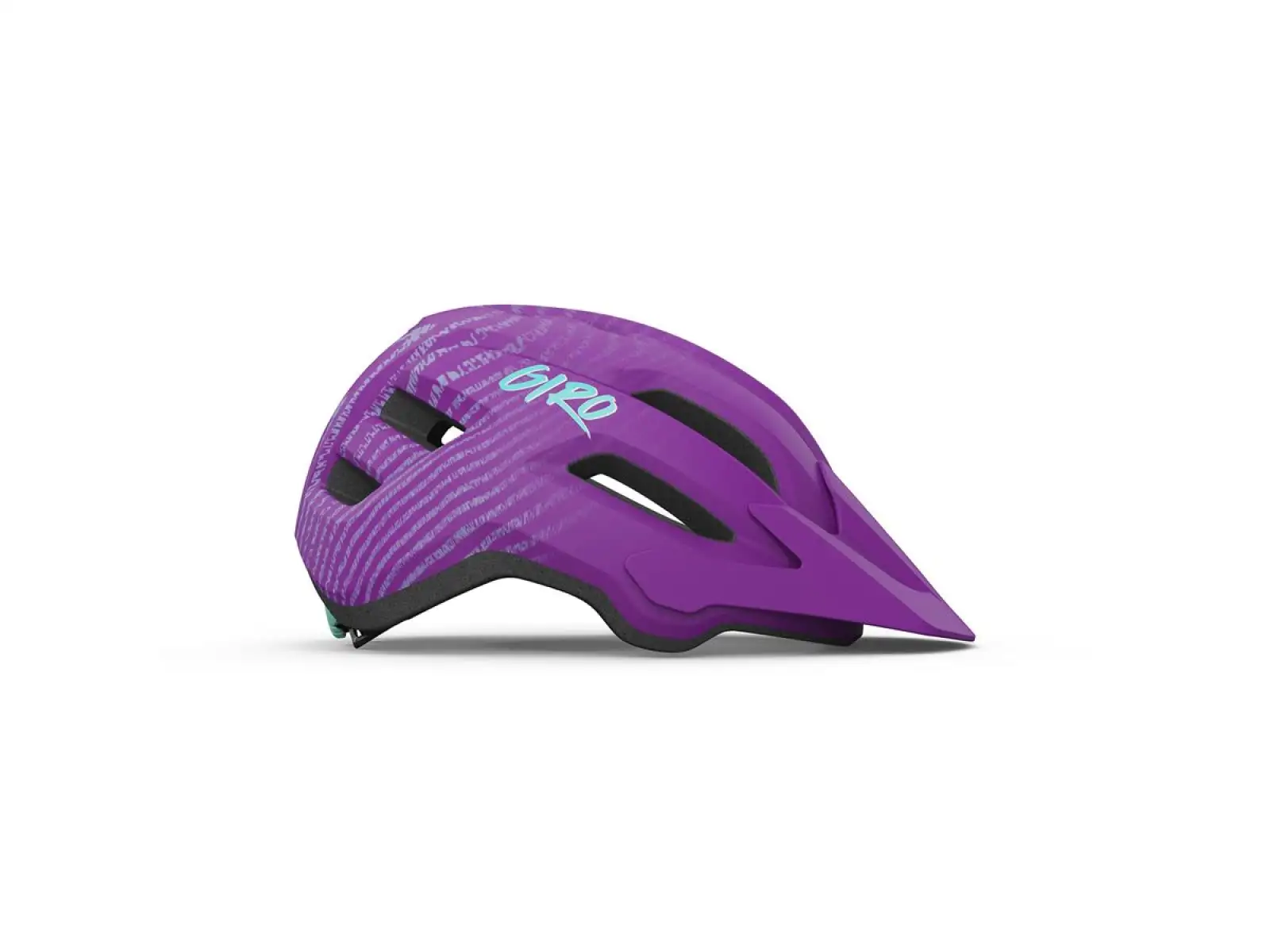 Giro Fixture II Youth detská prilba Mat Purple Ripple