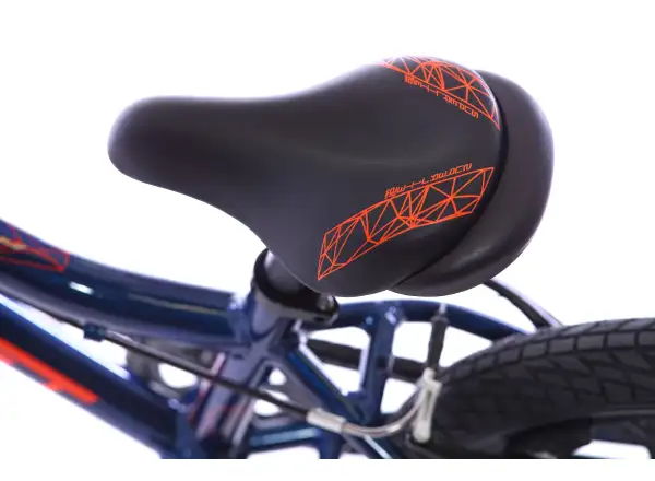 Detský bicykel Amulet 16 Mini Superlite tmavomodrá metalíza/oranžová lesklá