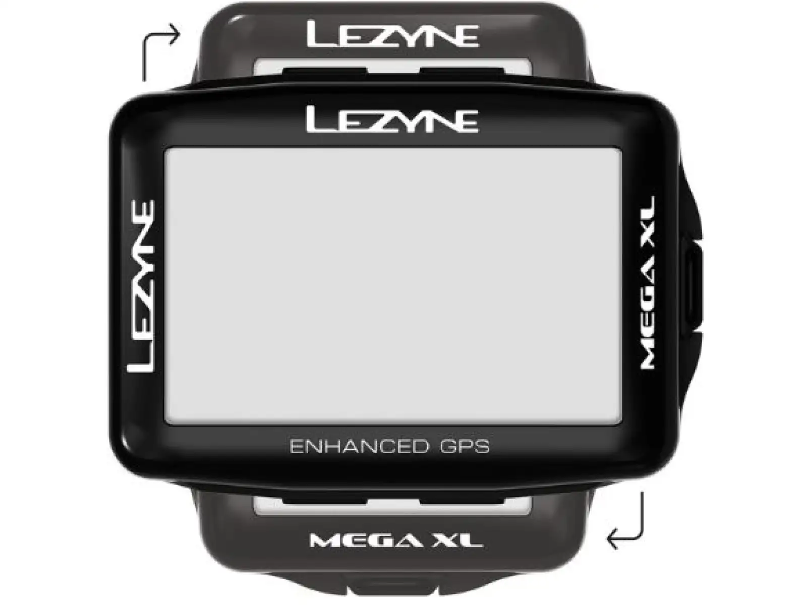 GPS navigácia Lezyne Mega XL čierna