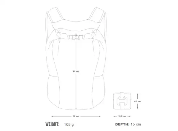 Baliteľný batoh Apidura Batoh 13L