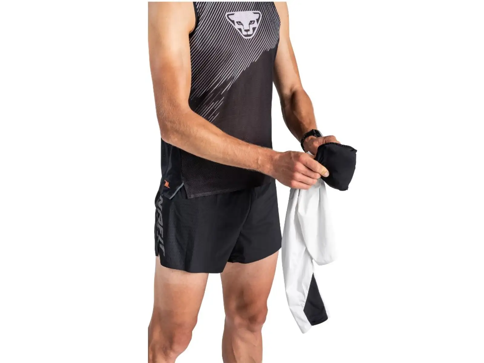 Dynafit DNA TANK Pánske pretekárske bežecké tielko Black Out