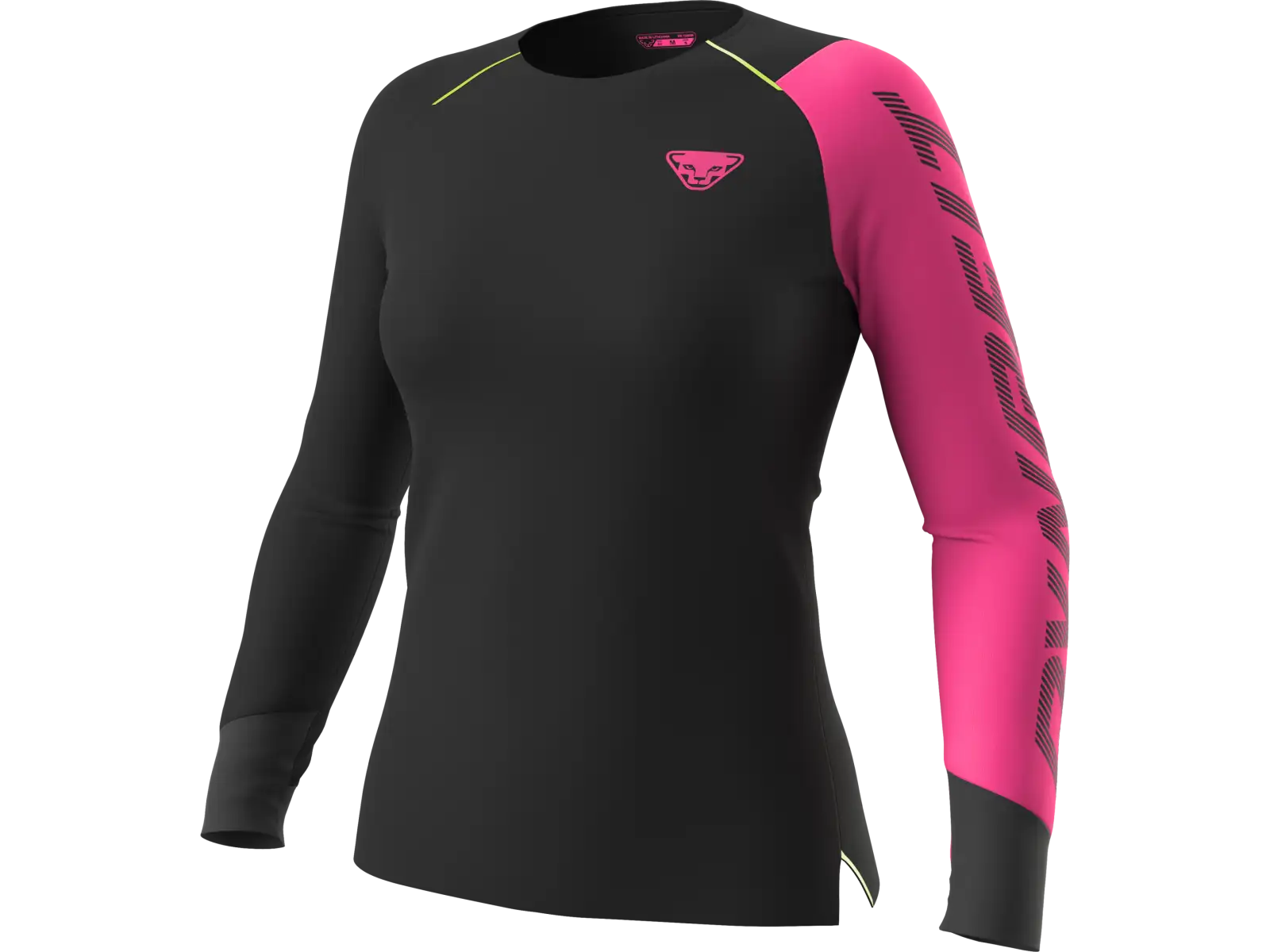 Dynafit DNA dámske bežecké tričko dlhý rukáv Pink Glo