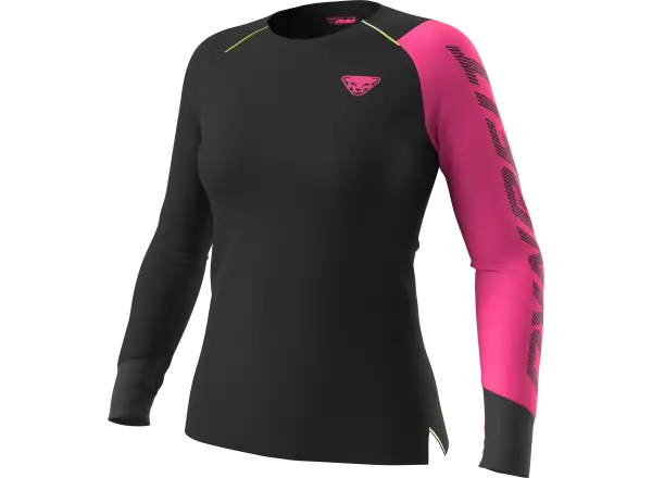 Dynafit DNA dámske bežecké tričko dlhý rukáv Pink Glo