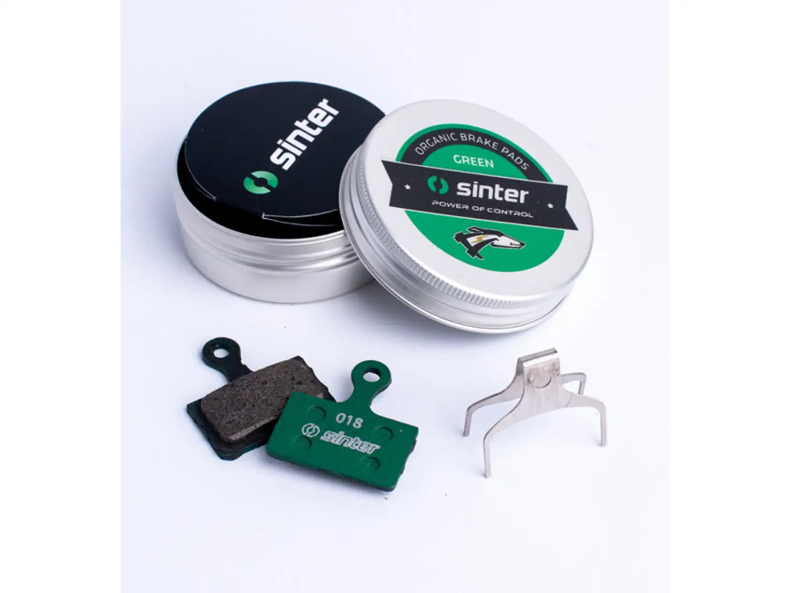 Sinter Shimano K Type brzdové doštičky polymér zelená