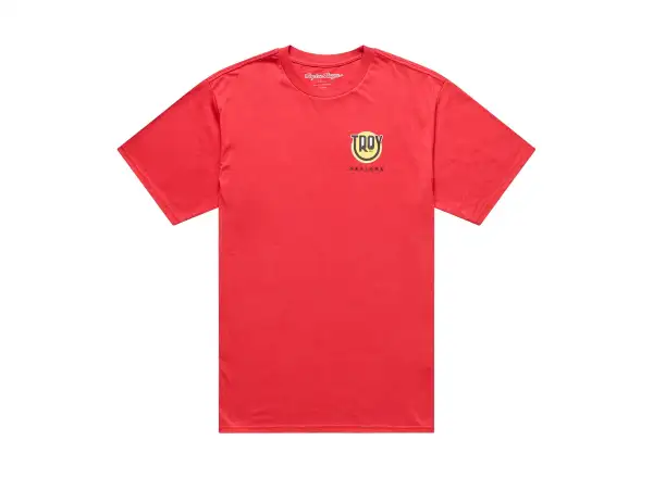Troy Lee Designs Happy Dayz pánske tričko krátky rukáv Scarlet