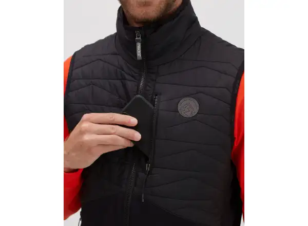 Silvini Grotte pánska zateplená vesta black/cloud