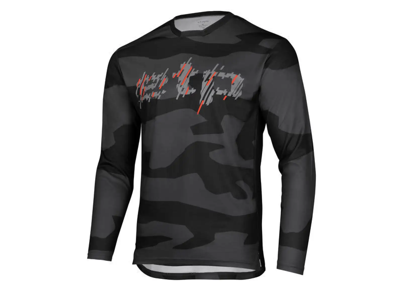 Etape Rocky pánsky voľný dres čierna/červená