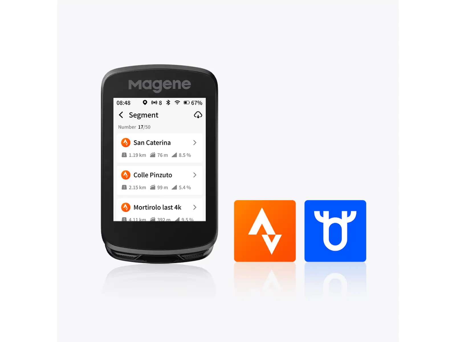 Magene C606 V2 GPS cyklopočítač