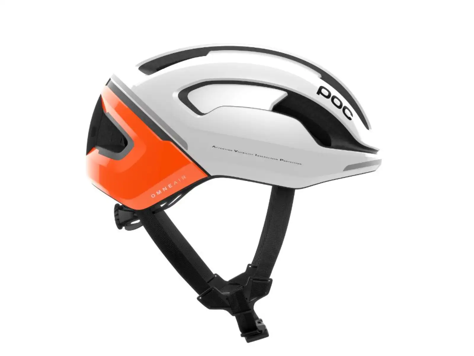 Cyklistická prilba POC Omne Beacon MIPS Fluorescent Orange AVIP/Hydrogen White