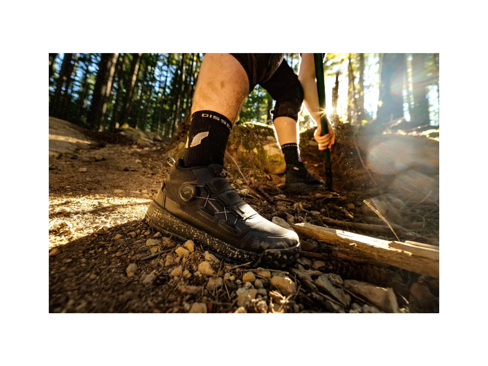 Ride Concepts Tallac Mid Clip BOA pánske tretry čierna/Charcoal